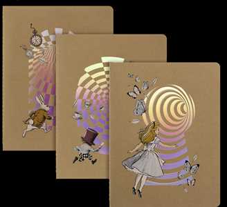 Cartoleria Set di 3 quaderni Moleskine Alice Moleskine