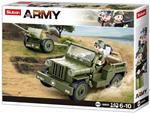 Sluban Army WWII Jeep Willys 143 Pz