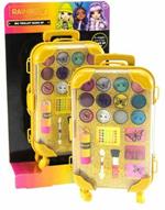 Rainbow High Big Trolley Make Up, Set di Trucchi per Bambini con Ombretti, Lucidalabbra e Gemme 3D