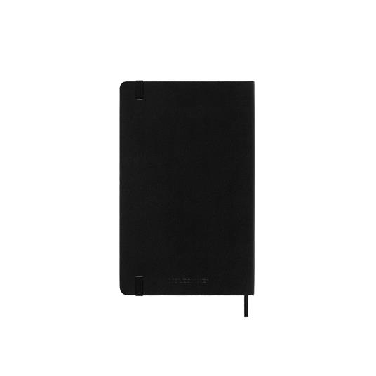 Agenda settimanale con spazio per note 18 mesi, 2024-2025 Moleskine, Large, Copertina rigida, Nero - 13 x 21 cm - 6