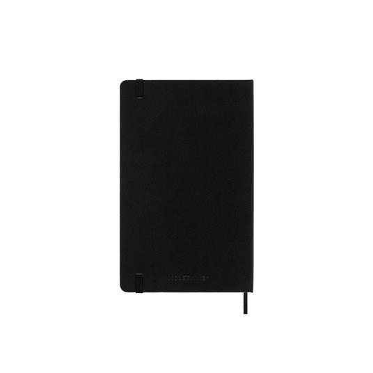 Agenda settimanale orizzontale 18 mesi, 2024-2025 Moleskine, Large, Copertina rigida, Nero - 13 x 21 cm - 6