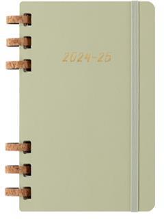 Agenda 12 mesi, 2025 Moleskine, Spirale, L, Kiwi, copertina rigida - 15 x 21 cm