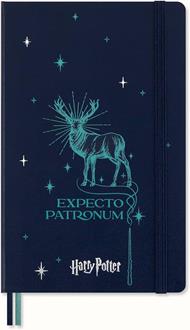 Taccuino Moleskine large a righe, Copertina rigida, Expecto Patronum