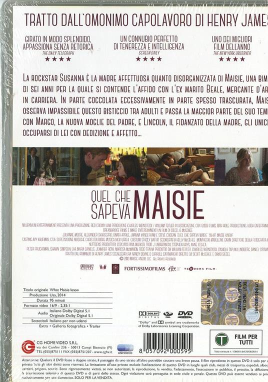 Quel che sapeva Maisie di Scott McGehee,David Siegel - DVD - 3