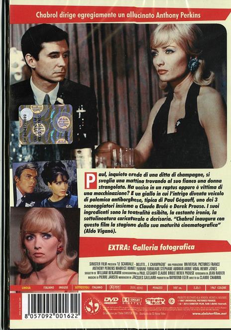 Delitti e champagne. Le scandale di Claude Chabrol - DVD - 2