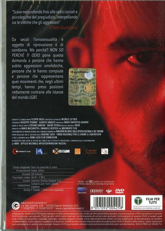 Non so perché ti odio di Filippo Soldi - DVD - 2