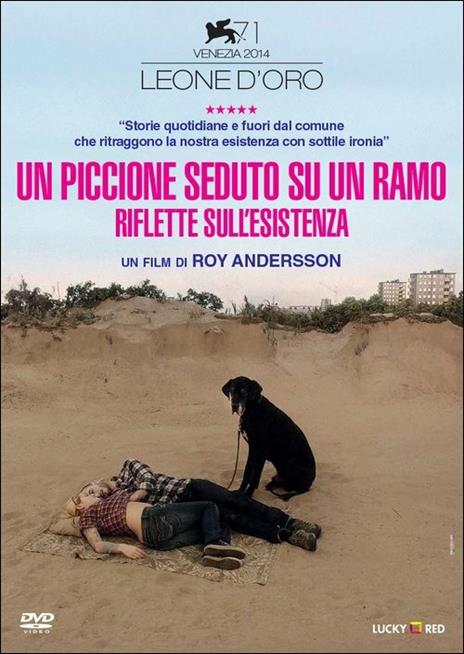 Un piccione seduto su un ramo riflette sull'esistenza di Roy Andersson - DVD