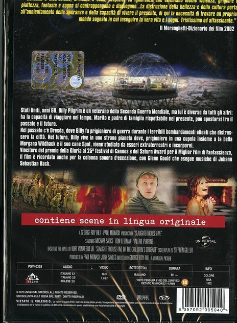 Mattatoio 5 di George Roy Hill - DVD - 2