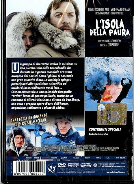 L' isola della paura di Don Sharp - DVD - 2