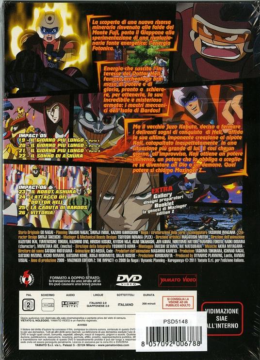 Mazinger. Edition Z. The Impact. Box 3 (2 DVD) di Yasuhiro Imagawa - DVD - 2