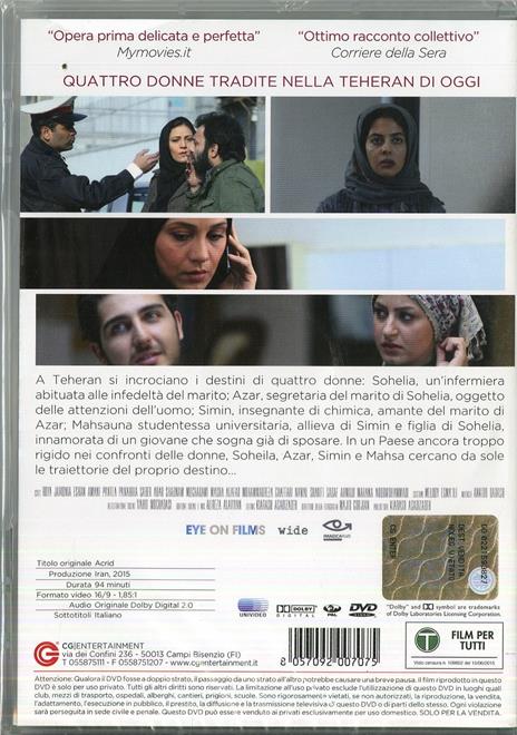 Acrid. Storie di donne di Kiarash Asadizadeh - DVD - 2