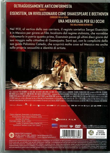 Eisenstein in Messico di Peter Greenaway - DVD - 2