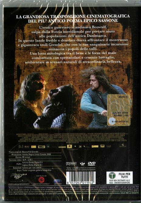 Beowulf & Grendel di Sturla Gunnarsson - DVD - 2