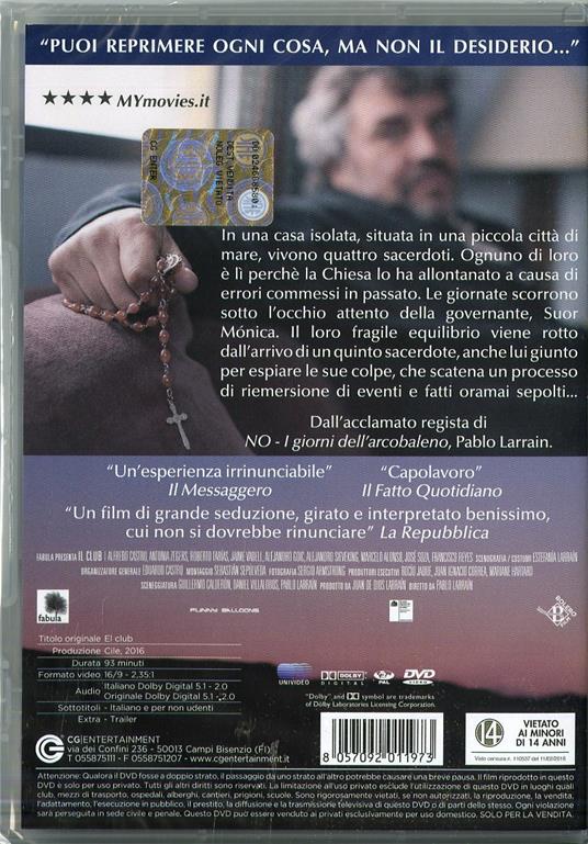 Il club di Pablo Larraín - DVD - 2