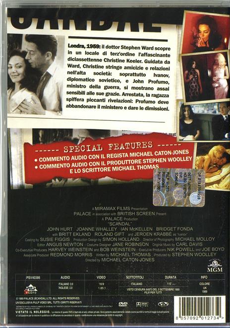 Scandal di Michael Caton-Jones - DVD - 2