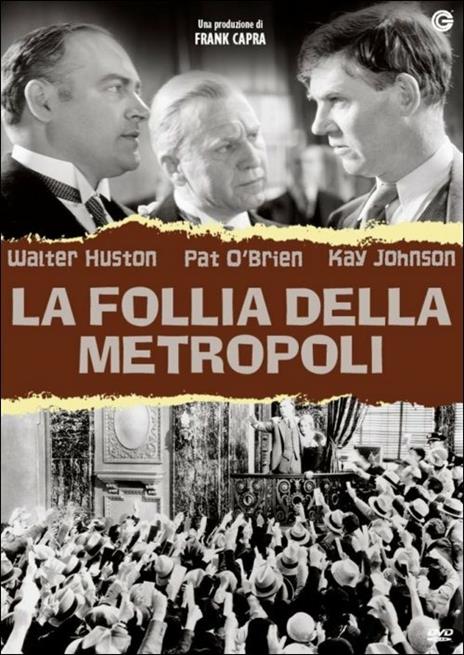 La follia della metropoli di Frank Capra - DVD