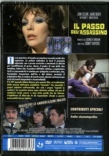 Il passo dell'assassino di Sidney Hayers - DVD - 2