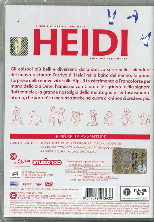 Heidi. Le più belle avventure di Isao Takahata - DVD - 2