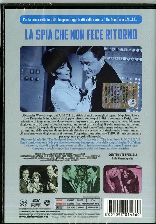 La spia che non fece ritorno di E. Darrell Hallenbeck - DVD - 2