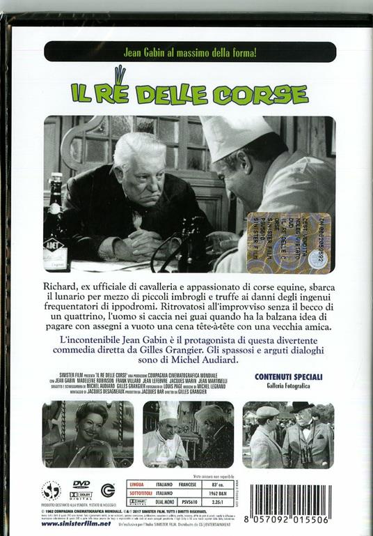 Il re delle corse di Gilles Grangier - DVD - 2
