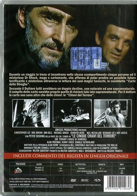 Le cinque chiavi del terrore (DVD) di Freddie Francis - DVD - 2