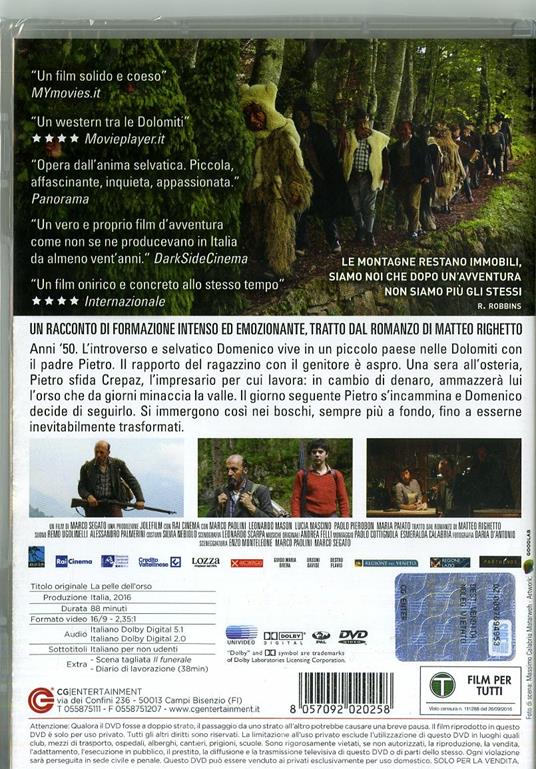 La pelle dell`orso (DVD)  di Marco Segato - DVD - 7