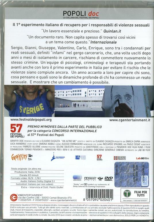 Un altro me (DVD) di Claudio Casazza - DVD - 5