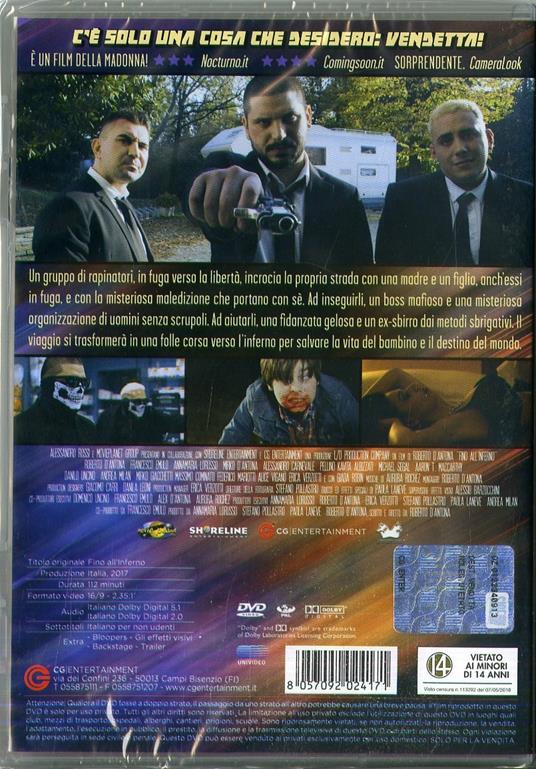 Fino all'inferno (DVD) di Roberto D'Antona - DVD - 2