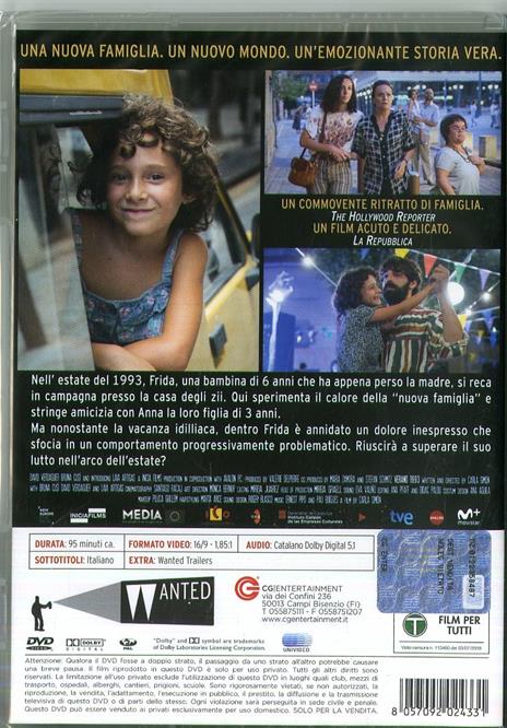 Estate 1993 (DVD) di Carla Simòn - DVD - 2