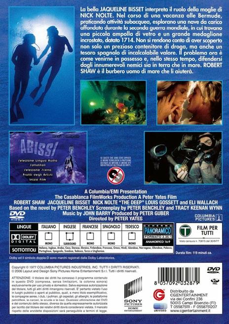 Abissi (DVD) di Peter Yates - DVD - 2