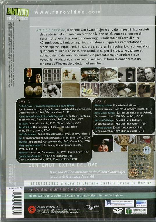 Il mondo di Jan Svankmajer di Jan Svankmajer - DVD - 2