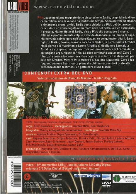 Gatto nero gatto bianco di Emir Kusturica - DVD - 2