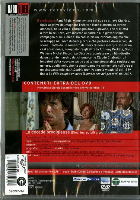 Dieci incredibili giorni di Claude Chabrol - DVD - 2