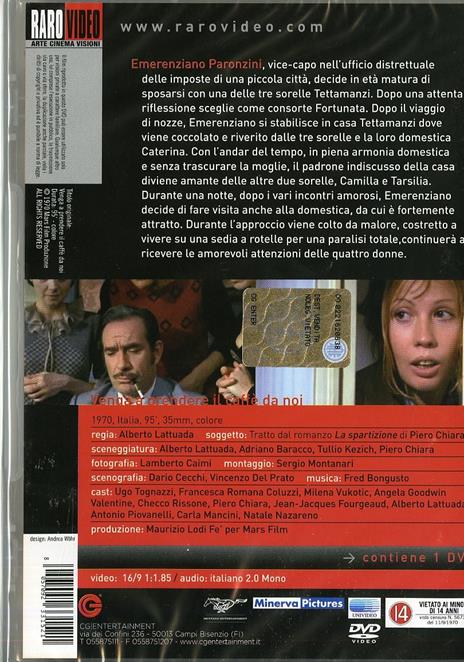 Venga a prendere il caffè da noi di Alberto Lattuada - DVD - 2