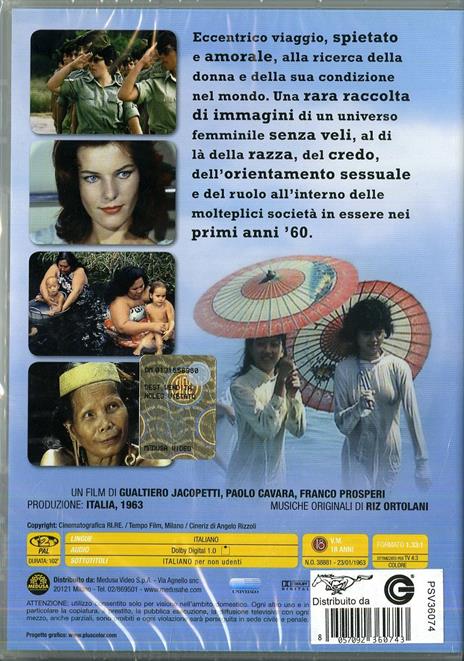 La donna nel mondo di Gualtiero Jacopetti,Franco Prosperi,Paolo Cavara - DVD - 2