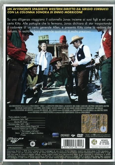 I crudeli di Sergio Corbucci - DVD - 2