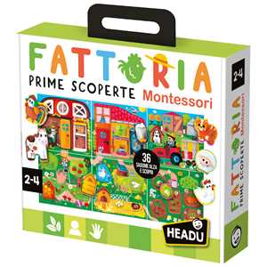 Giocattolo Fattoria Prime Scoperte Montessori Headu