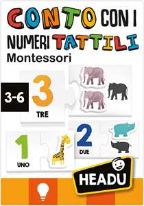 Giocattolo Conto con i Numeri Tattili Montessori Headu