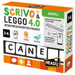 Giocattolo Scrivo & Leggo 4.0 Animali e Ambienti Headu