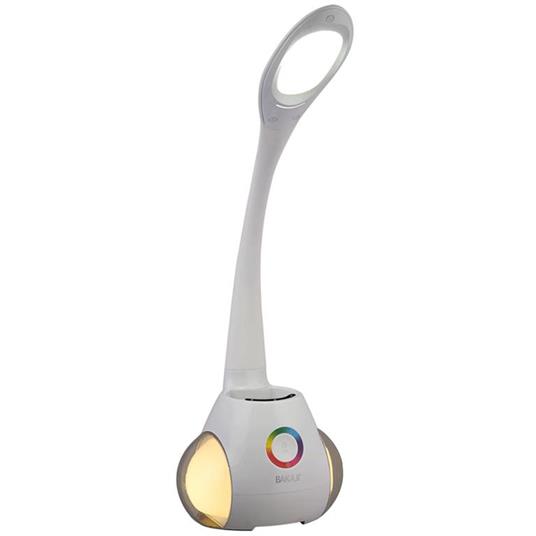 Lampada Cassa Altoparlante Speaker Bluetooth da Tavolo LED Touch con Portapenne - 2