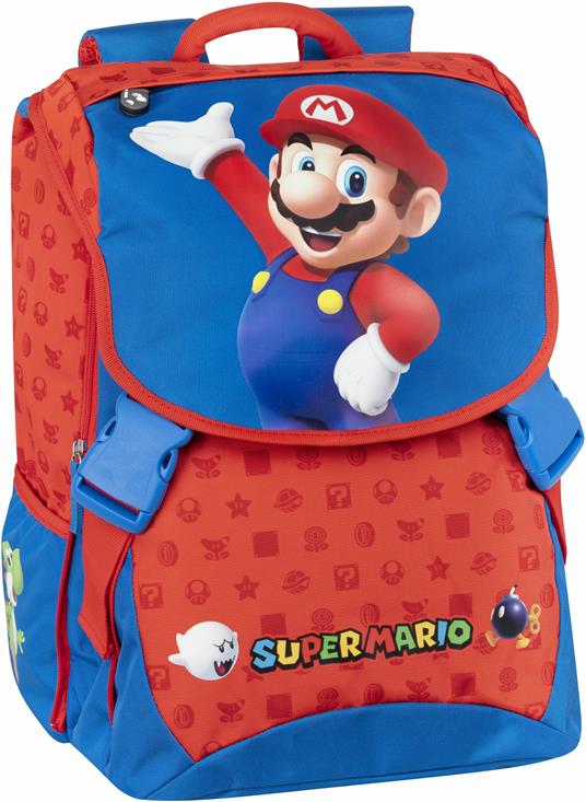 Zaino estensibile Super Mario - 29x41x13,5 cm - Panini - Cartoleria e  scuola | Feltrinelli