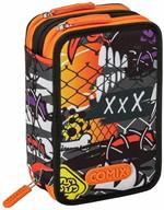 Astuccio Corredo 3 Zip Comix Bright Zombie Boy