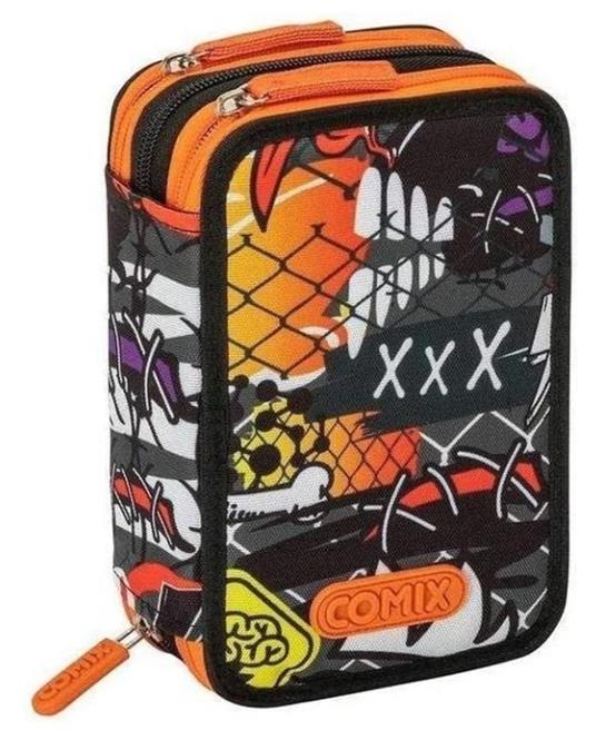 Astuccio Corredo 3 Zip Comix Bright Bubbles Girl - Comix - Cartoleria e  scuola