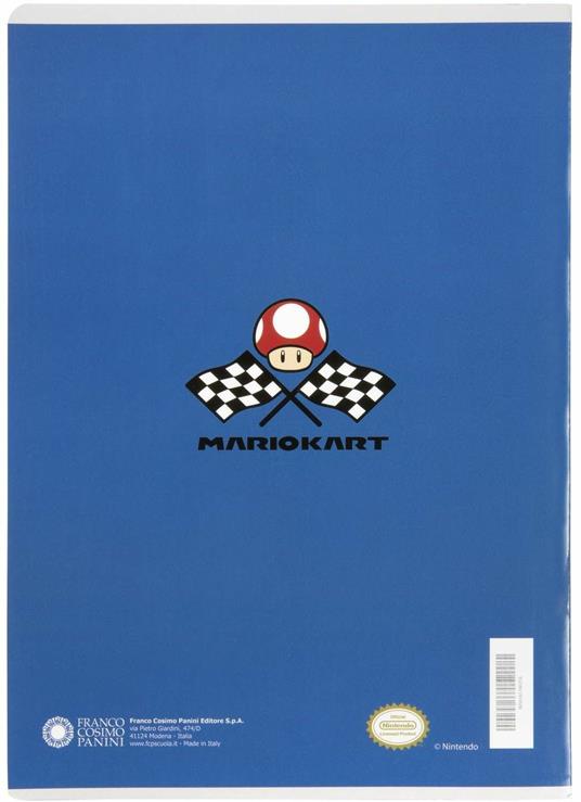 Quaderno Maxi Righe 1-2 elementare Mariokart - 2