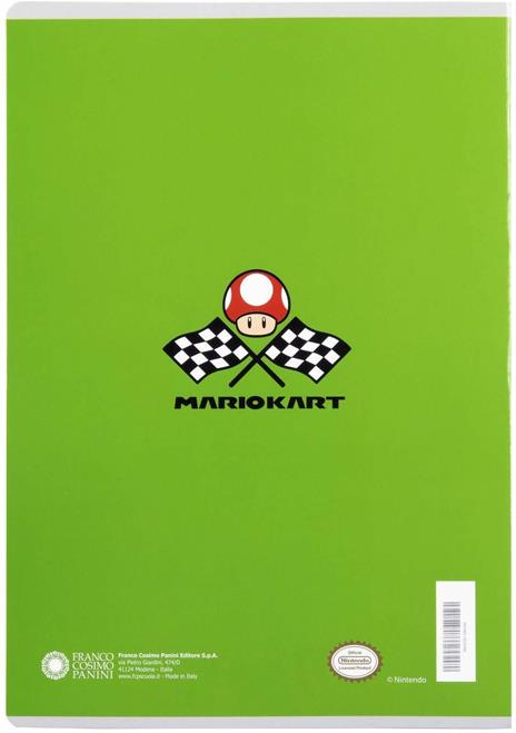 Quaderno Maxi Righe 3 elementare Mariokart - 6