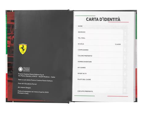 Diario 12 Mesi 2023-2024 Standard Ferrari Kids - 2