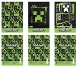 Quaderno Maxi Q - 5mm quadretti con margini elementari (tutte le classi) Green Minecraft + 30%