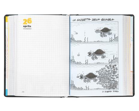 Diario Comix 16 Mesi 2023-2024 Mini Black&White Lavagna - Bianco e Nero - 6