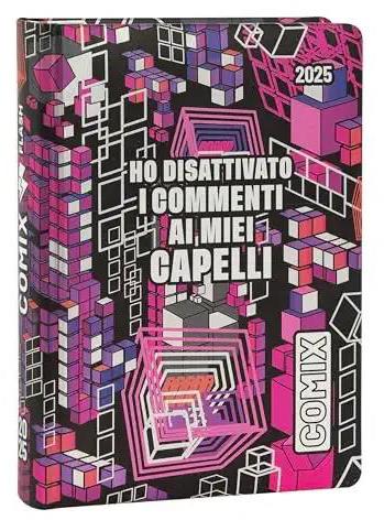 Diario 2024-2025, 13 mesi, Standard Comix Flash Pink