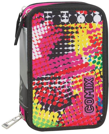 Astuccio Corredato 3 Zip Comix Flash Dots Smell